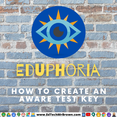 Eduphoria How to Make a Test Key in Aware